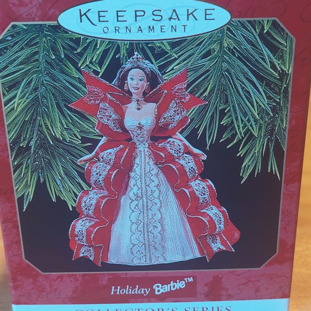 Hallmark Holiday Barbie Keepsake Ornament Dated 1997